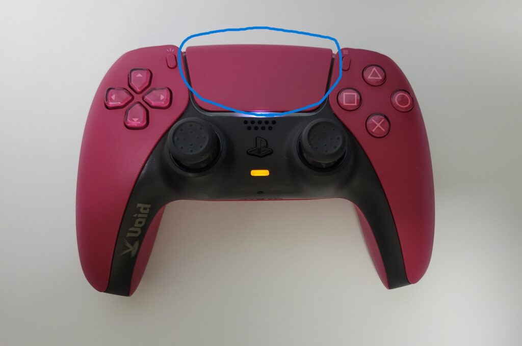 PS5　コントローラー　タッチパッド